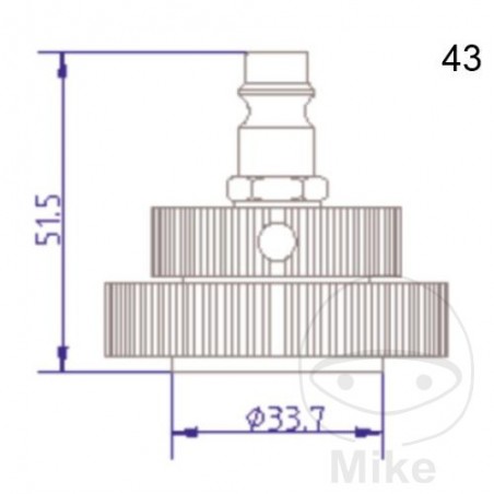 ATE Brake bleeding connection cap NR.43 03.9302-0774.2 657.21.35