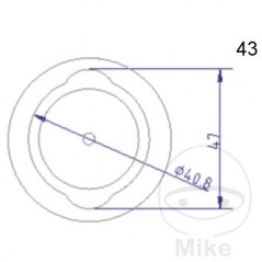 ATE Tapa de conexión para sangrado frenos NR.43 03.9302-0774.2 657.21.35