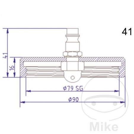 ATE Brake bleeding connection cap NR.41 03.9302-0786.2 657.23.33