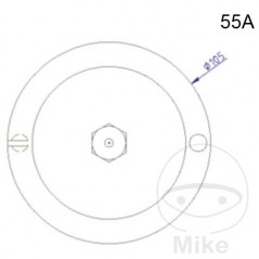 ATE Brake bleeding connection cap NR.55 A 03.9302-0906.2 657.23.82