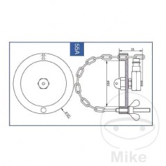 ATE Brake bleeding connection cap NR.55 A 03.9302-0906.2 657.23.82