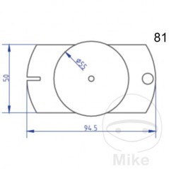 ATE Brake bleeding connection cap NR.81 03.9302-0918.2 657.26.22