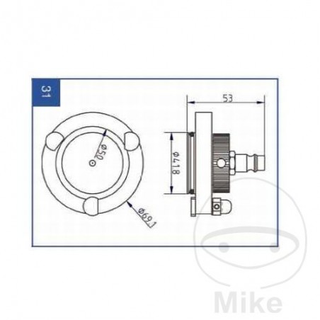 ATE Tapa de conexión para sangrado frenos NR.31 03.9302-0925.2 657.27.96