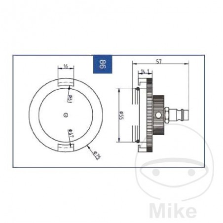 ATE Brake bleeding connection cap NR.86 03.9302-0946.2 657.28.12
