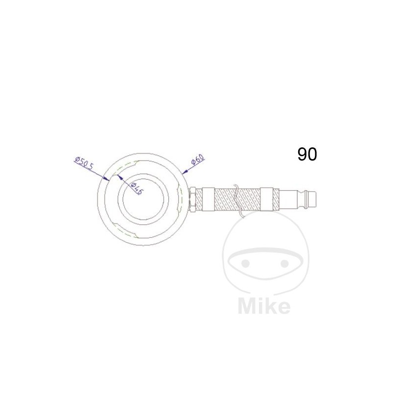 ATE Brake bleeding connection cap NR.90 03.9302-0943.2 657.28.38