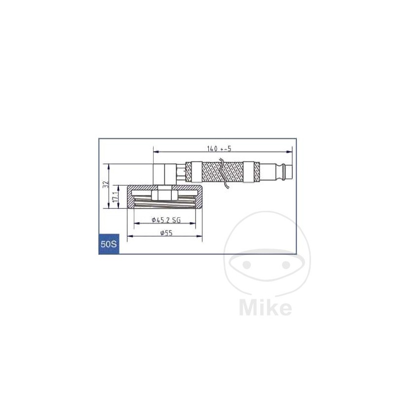 ATE Tapa de conexión para sangrado frenos NR.50 S 03.9302-0927.2 657.28.46