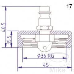 ATE Brake bleeding connection cap NR.17 03.9302-0799.2 657.29.78