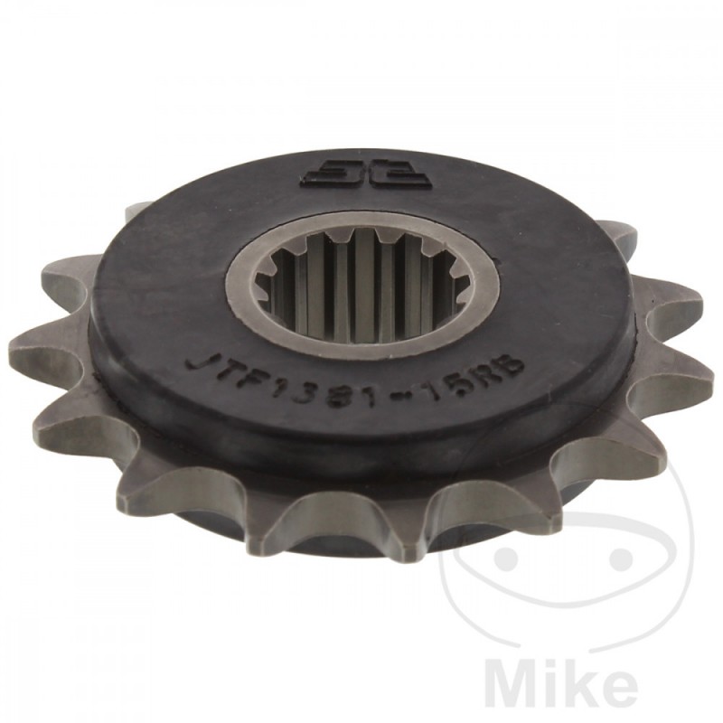 JT SPROCKETS Transmission pinion with rubber 15T 520 ALTN: 7260044 726.03.53