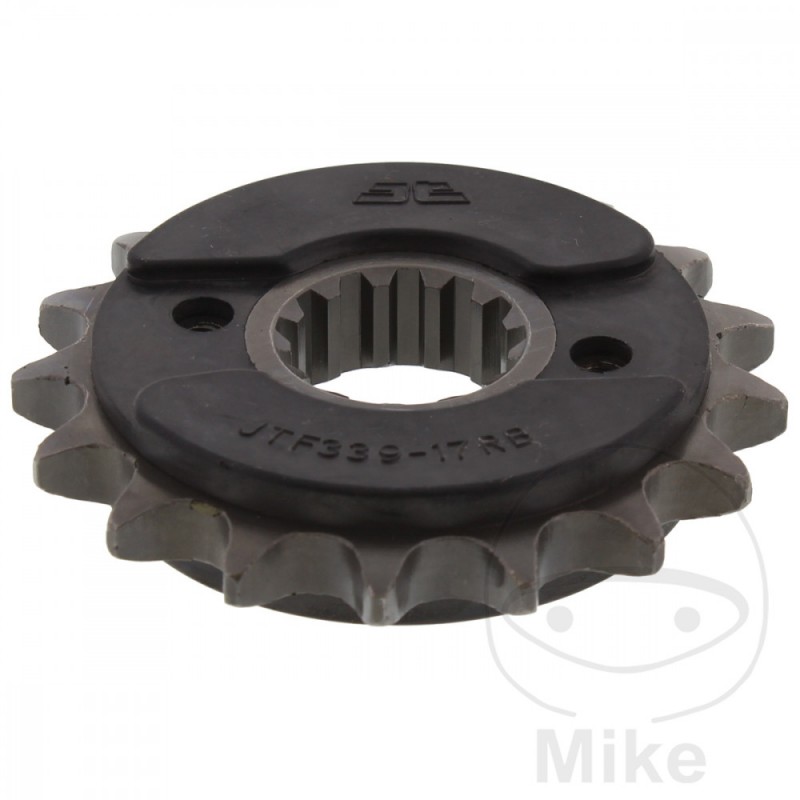 JT SPROCKETS Transmission pinion with rubber 17T 530 ALTN: 7262207 726.03.81