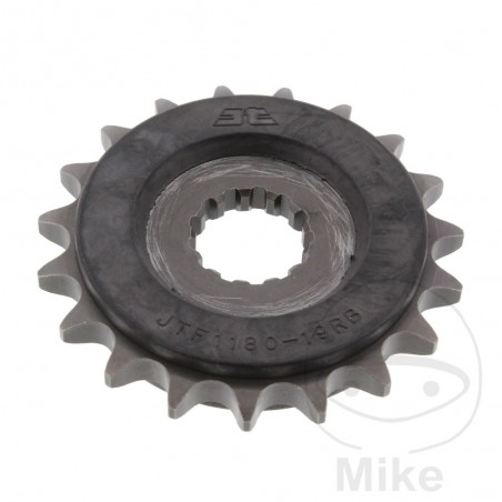 JT SPROCKETS Transmission pinion with rubber 19T 530 726.05.63