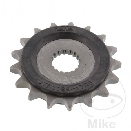 JT SPROCKETS Piñón transmisión con goma 17T 525 726.05.64