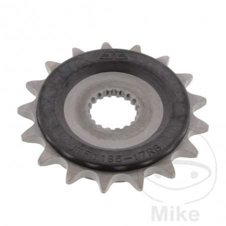 JT SPROCKETS Transmission pinion with rubber 17T 520 726.05.77