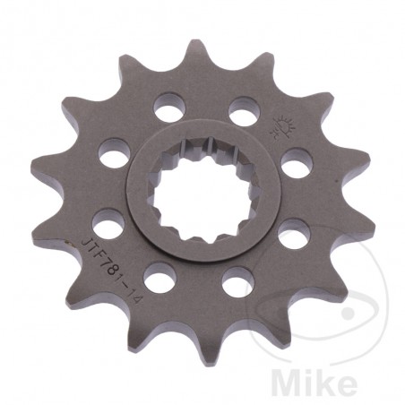 JT SPROCKETS Fine gear transmission pinion RACING 14T 525 Ø21.5/25.5 726.08.53