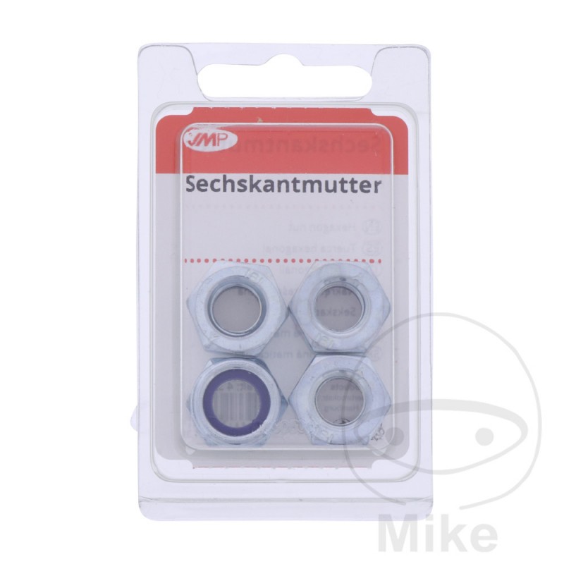 JMP Pack 4 galvanized nuts M10 DIN985 479.01.39