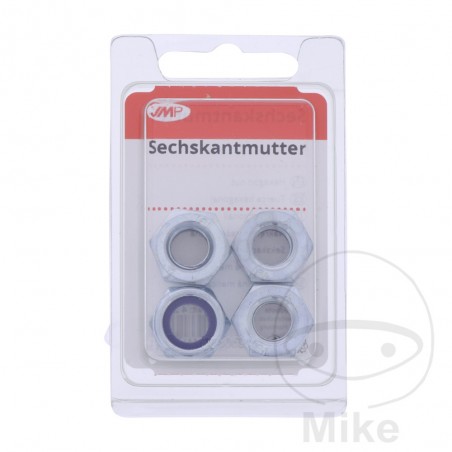 JMP Pack 4 galvanized nuts M10 DIN985 479.01.39