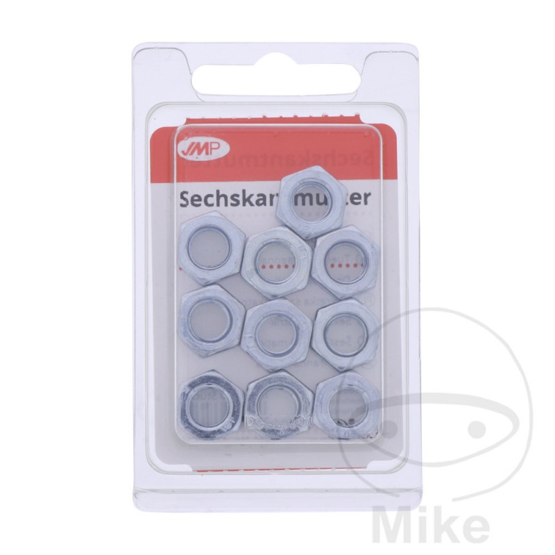 JMP Pack 10 galvanized nuts M8 KL8 479.01.51