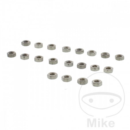 DRESSELHAUS Juego 20 tuercas A2 DIN 934 M4X0.7 775.10.53