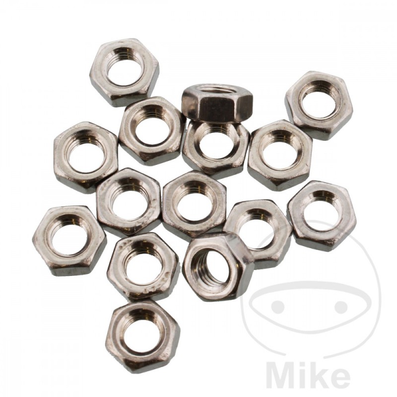 DRESSELHAUS Game 15 nuts A2 DIN 934 M6X1.00 775.10.55