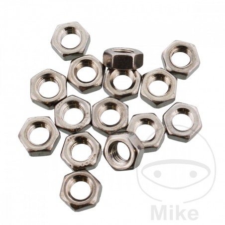 DRESSELHAUS Game 15 nuts A2 DIN 934 M6X1.00 775.10.55