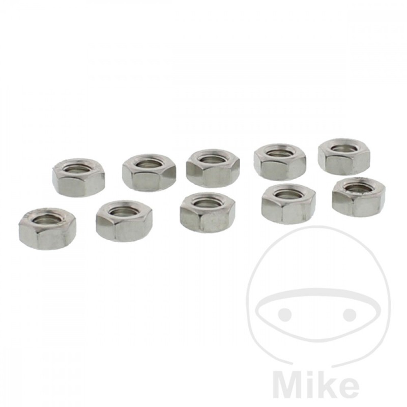 DRESSELHAUS Game 10 nuts A2 DIN 934 M8X1.25 775.10.56