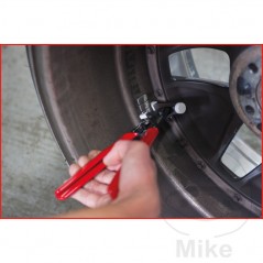 KS TOOLS Alicates para pesos de balance ruedas 255 MM 611.00.65