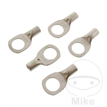 JMP Pack of 5 cable terminals for screw 4.0-6.0 M10 158.04.05