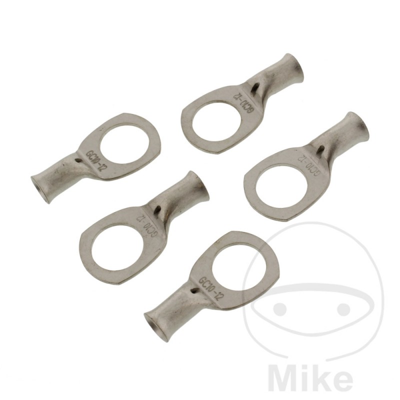 JMP Pack 5 terminales de cable para tornillo 10.0 M12 158.04.18