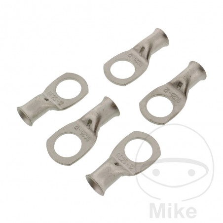 JMP Pack 5 terminales de cable para tornillo 25.0 M12 158.04.20