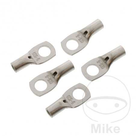 JMP Pack of 5 cable terminals for screw 4.0-6.0 M6 158.04.74