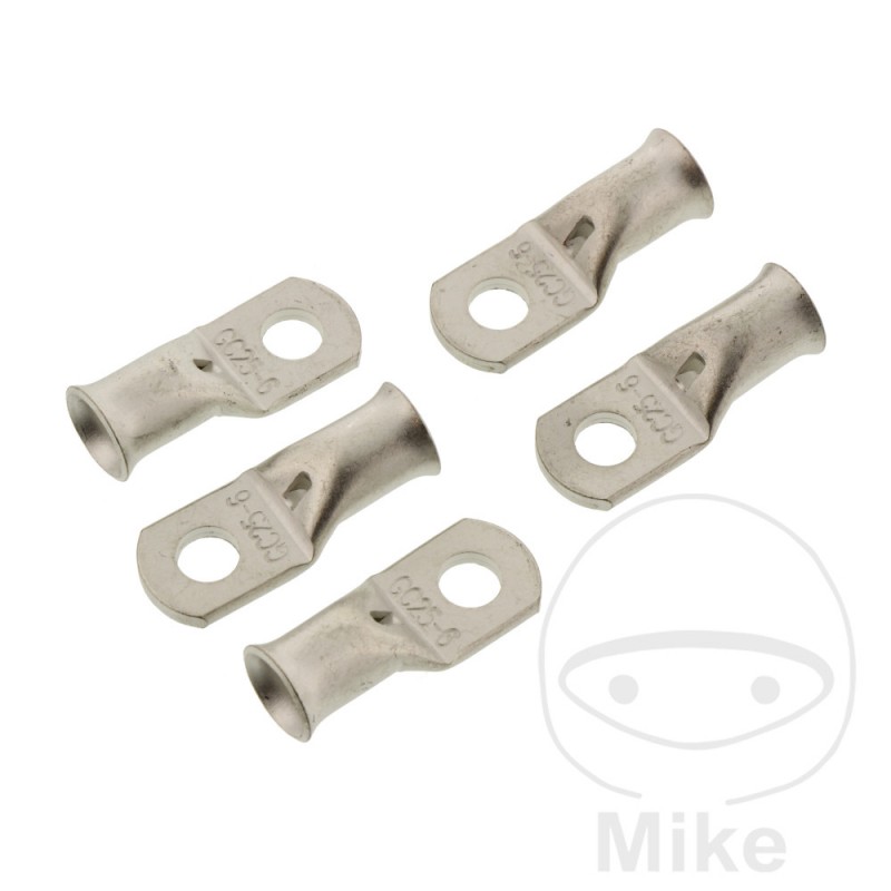 JMP Pack of 5 cable terminals for screw 25.0 M6 158.04.77