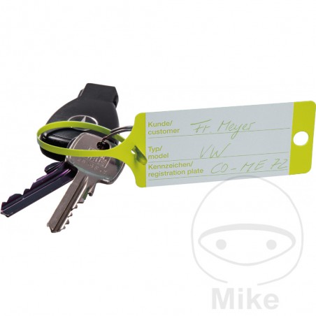 pack 100 llaveros de plástico