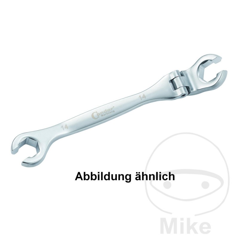 CONDOR Llave articulada para latiguillos de freno 12 MM 604.02.08
