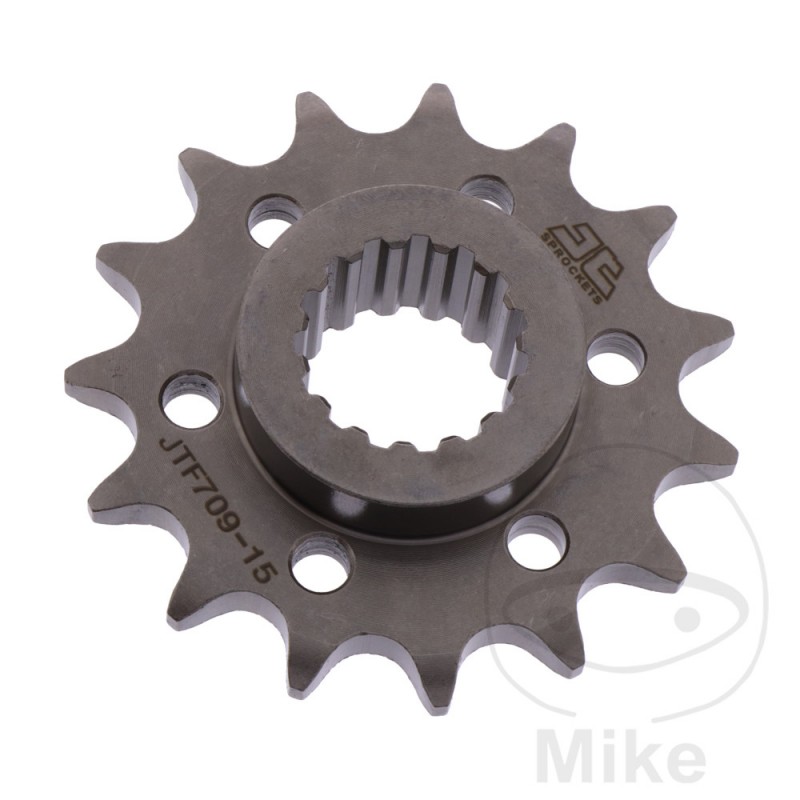 JT SPROCKETS Piñón transmisión racing engranaje fino 15T P-525 Ø25/28MM 726.08.50