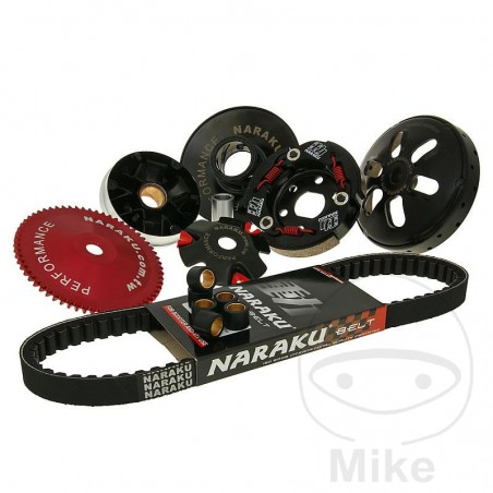 NARAKU Kit de embrague, campana embrague y variador para moto QMB139 4T 788MM 738.07.00