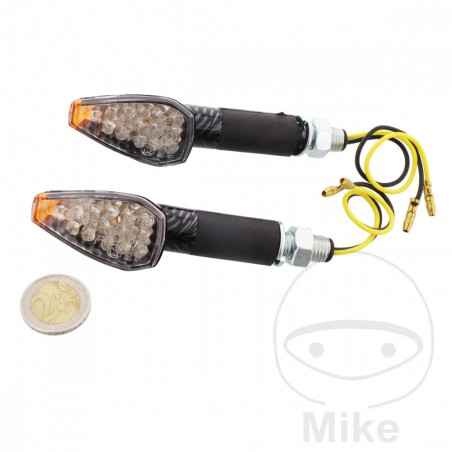 JMP Set of long motorcycle turn signals ARROW 2 705.08.48