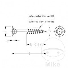 DRESSELHAUS Pack 50 tornillos universales 6X70 MM 158.09.71