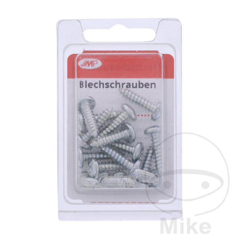 JMP Pack 16 screws for license plate 4.8X19 MM 479.00.98
