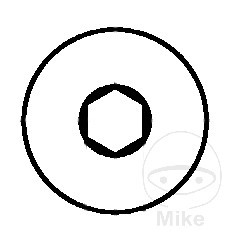 DRESSELHAUS Pack 100 countersunk head screws M8X40 MM 483.01.05