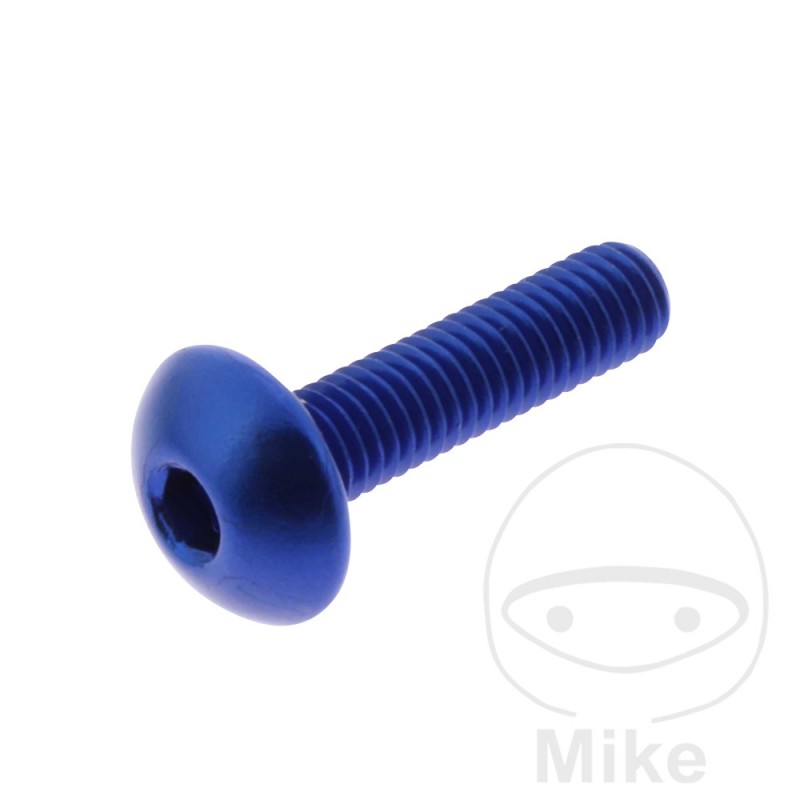 JMP Tornillo aluminio cabeza alomada con retén Ø12 MM M5X0.8 775.03.05VAR