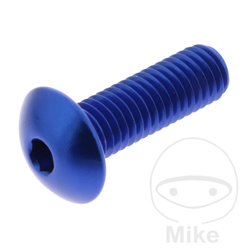 JMP Tornillo aluminio cabeza alomada con retén Ø16 MM M8X1.25 775.04.05VAR
