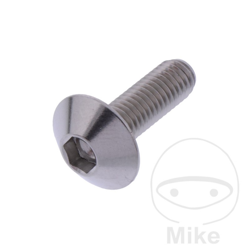 JMP Tornillo hexagonal de acero inoxidable cabeza alomada Ø12 MM M5X0.8 V4A 775.31.19VAR
