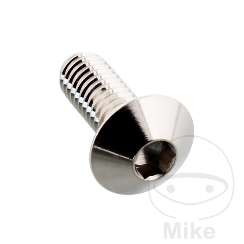 JMP Tornillo hexagonal de acero inoxidable cabeza alomada Ø12 MM M6X1.00 V4A 775.31.26VAR