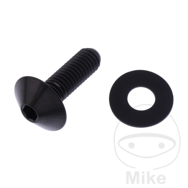 JMP Tornillo titanio cabeza alomada con retén Ø12 MM M5X0.8 775.51.70VAR