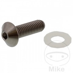 JMP Tornillo titanio cabeza alomada Ø12 MM M6X1.00 775.64.33VAR
