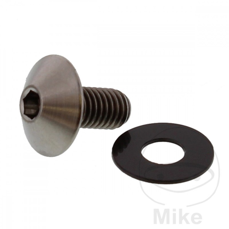 JMP Titanium oval head screw Ø12 MM M5X0.8 775.86.61VAR