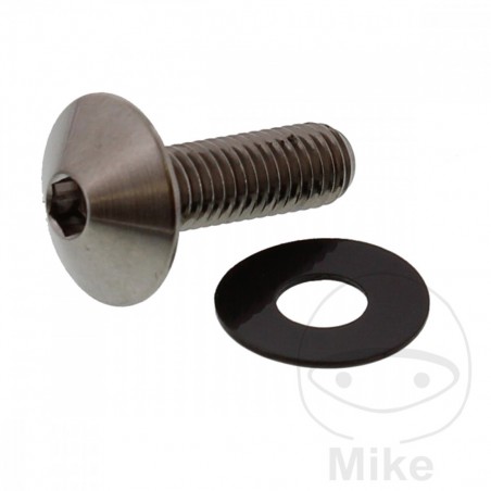 JMP Tornillo de cabeza ovalada titanio Ø12 MM M5X0.8 775.86.61VAR