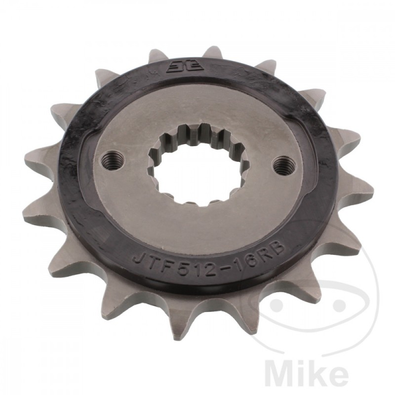 JT SPROCKETS Front sprocket 15 teeth with rubber DIV 520 726.03.85