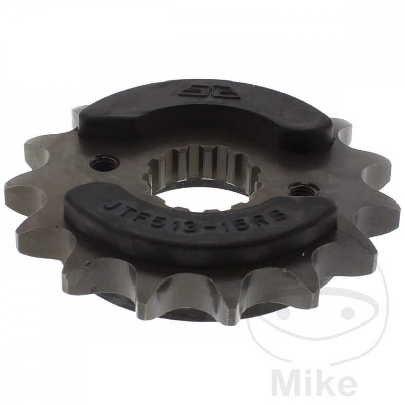 JT SPROCKETS Front sprocket 15 teeth with rubber DIV 530 726.03.87