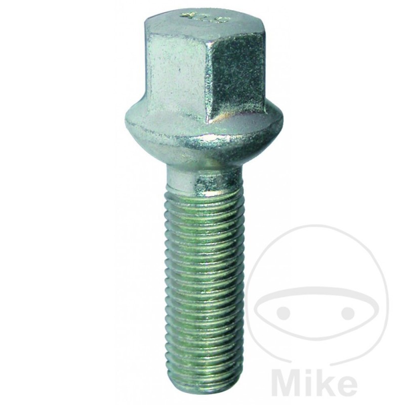 HR Aluminum ball neck wheel bolt 17 M12X1.5 MM 354.26.02VAR