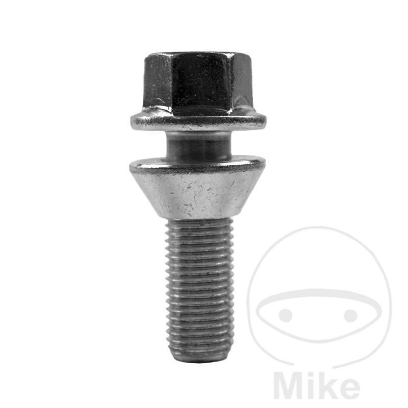 Set of 10 conical neck wheel bolts 19 M14X1.5 MM 34 392.00.59